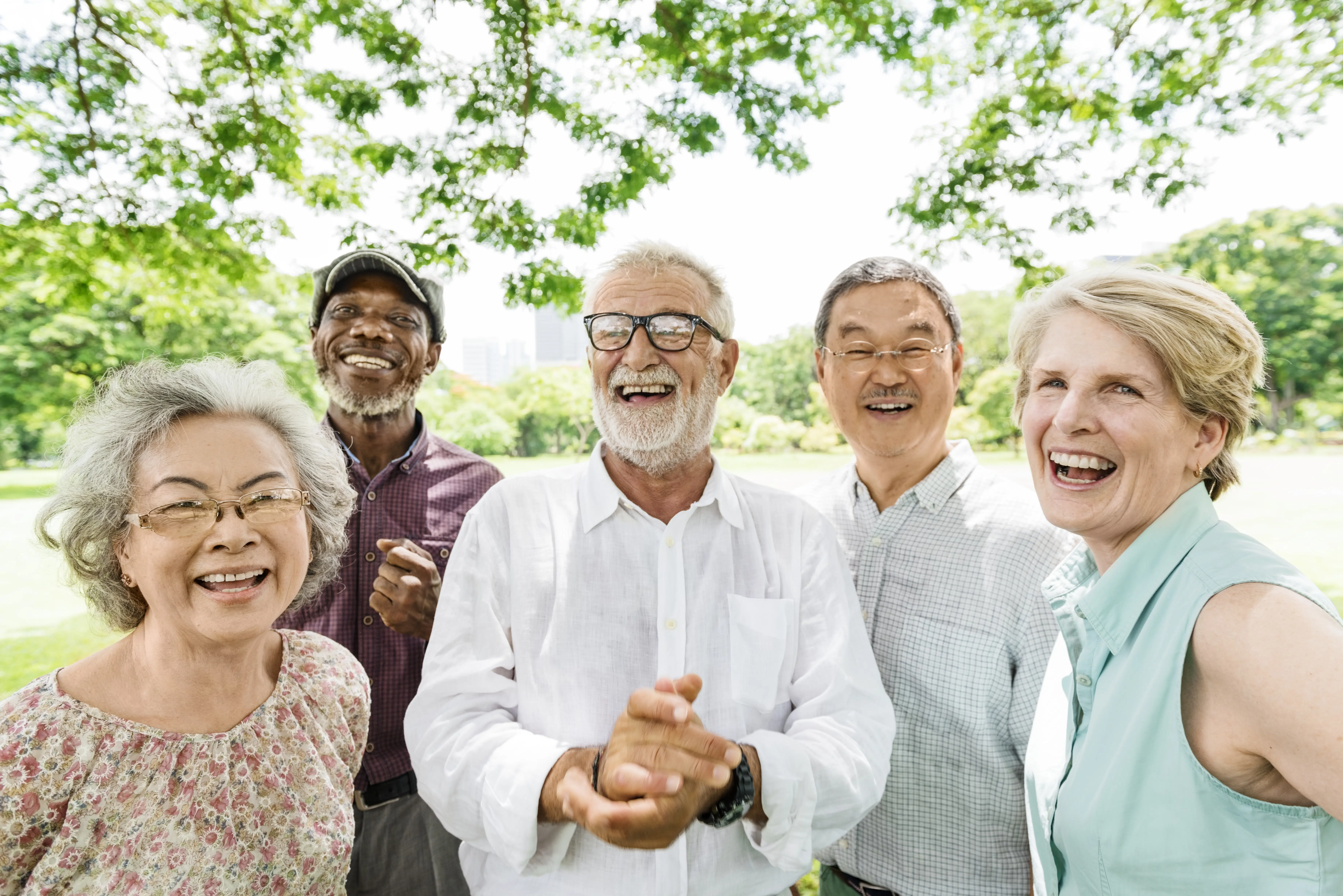 Retired Seniors enjoying Medicare Education
